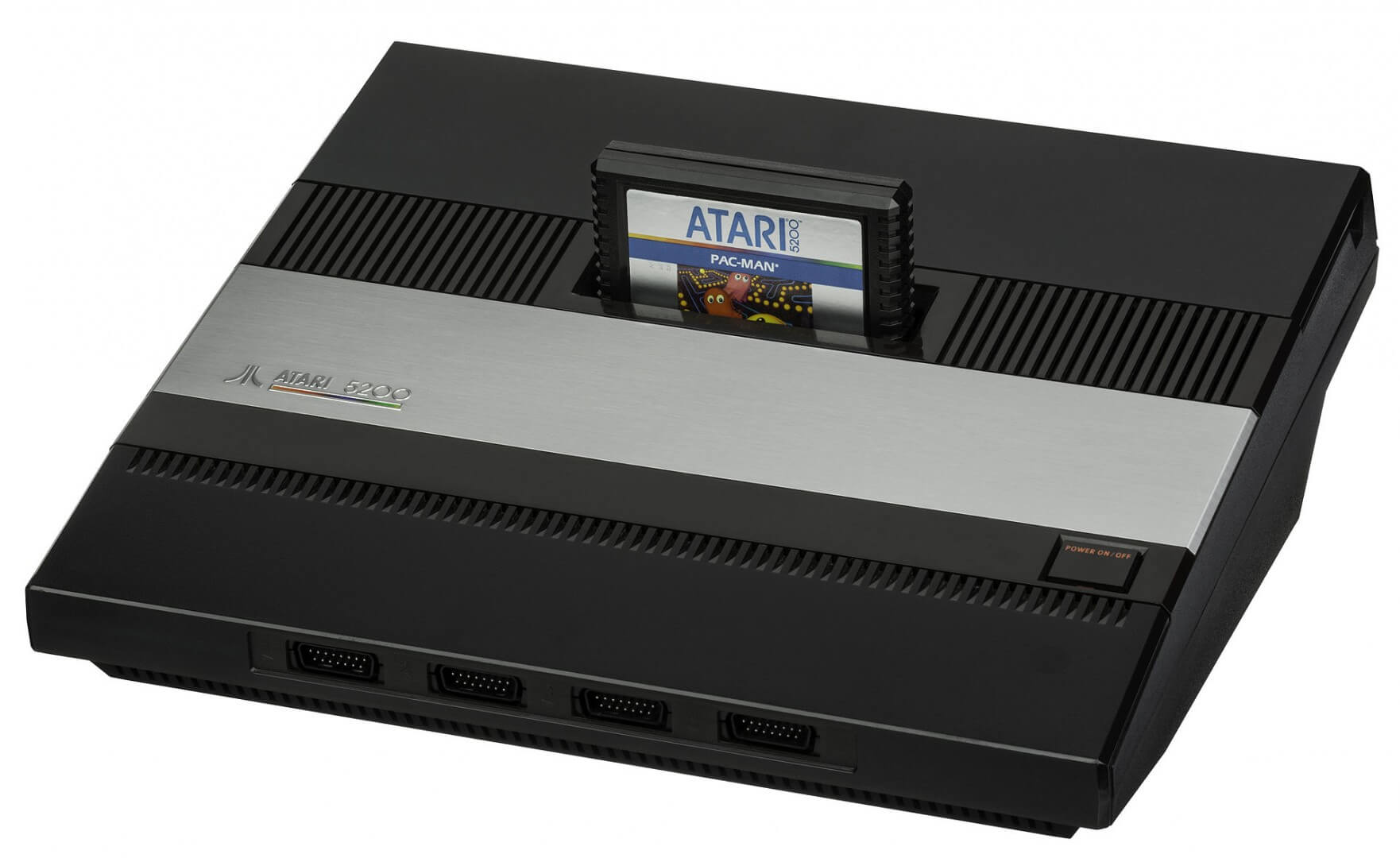 Atari 5200 with Pac-Man cartridge. Public domain image by Evan Amos.